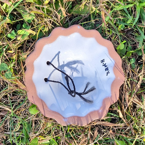 Talavera Red Clay Pottery Floral Sun Round Wall Hanging Made in Mexico - Picture 9 of 12